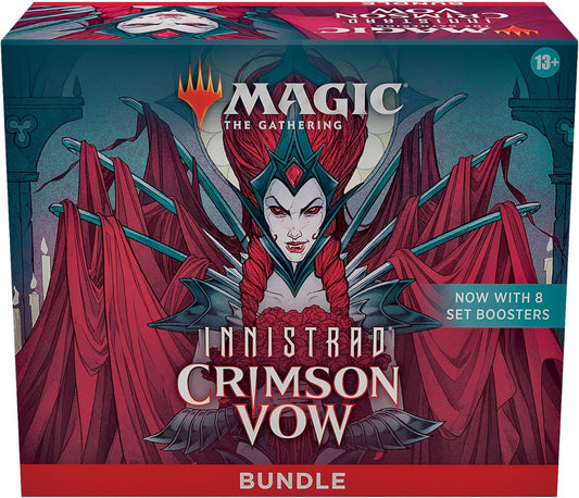 Magic The Gathering Innistrad: Crimson Vow Bundle 8 Set Boosters + Accessories