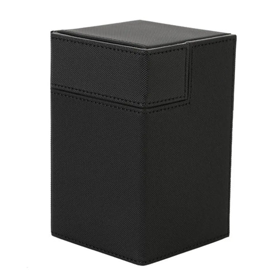 Black Card Deck Box 2 Drawer Design With Dice Tray From KXM