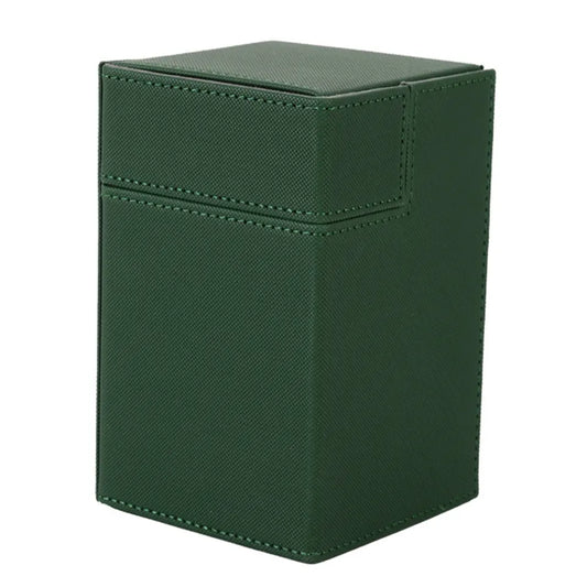 Green Card Deck Box 2 Drawer Design With Dice Tray From KXM