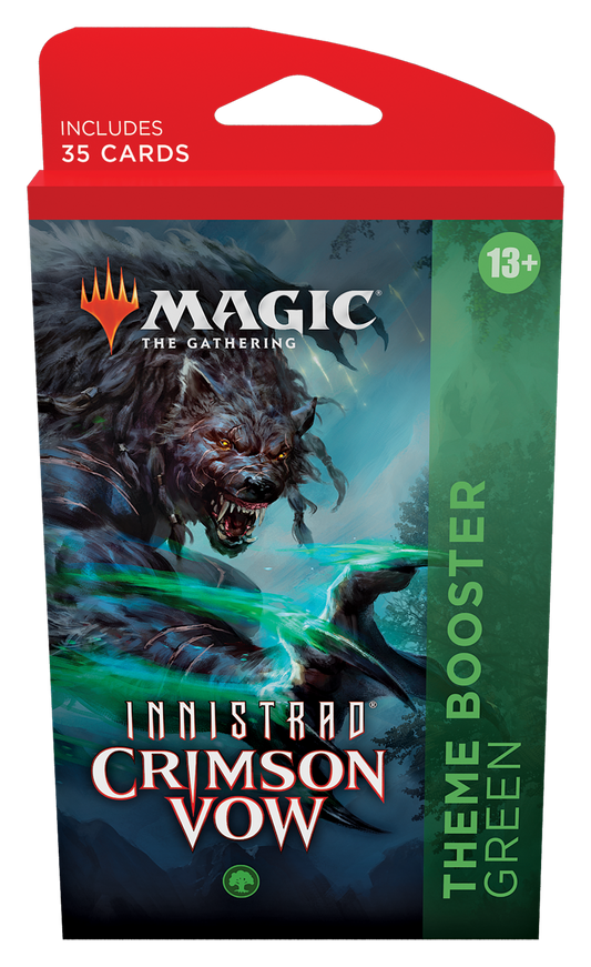 Magic The Gathering Innistrad: Crimson Vow Theme Booster - Green